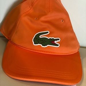 Miami Open Orange Lacoste hat